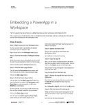 DO.03.D365.1.PDF Embedding Full Page Power Apps and Web Pages into Workspaces Walkthrough (Digital)