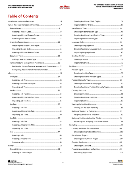 BBCG.11.D365.5.PDF: Configuring Human Resource Management within Dynam ...
