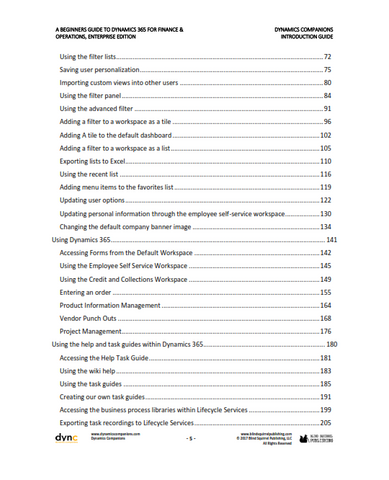 Dynamics 365 User Guide.pdf IG.05.D365.1.PDF: A Beginners Guide To Dynamics 365 for Finance & Oper ...