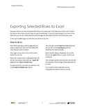 CB.54.D365.1.PDF Exporting Selected Rows to Excel (Digital)