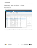 CB.54.D365.1.PDF Exporting Selected Rows to Excel (Digital)