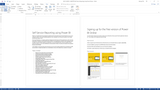 WG.15.AX2012.1.MASTER.DOC: Self Service Reporting Using Power BI within Dynamics AX 2012 - Master Document (Word)