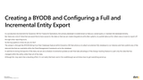 CB.51.D365.1.PPT: Creating a BYODB and Configuring a Full and Incremental Entity Export (PowerPoint)