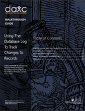 WG.07.D365.1.PDF: Using The Database Log To Track Changes To Records (Digital)