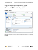 TIP.002.AX2012.1.PDF: Require Users To Review Production Documents Before Starting Jobs within Dynamics AX 2012 (Digital)