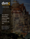 WG.15.AX2012.1.LAB.PRINT: Self Service Reporting Using Power BI within Dynamics AX 2012- Student Lab (Print)